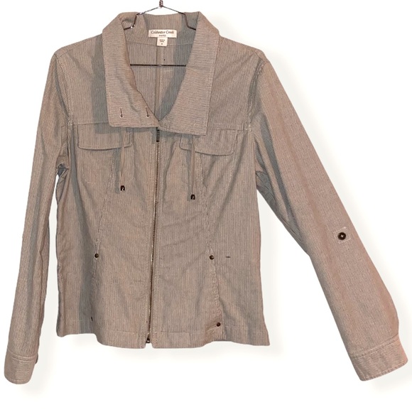 Coldwater Creek Shaped light jacket Size 8 - Picture 1 of 3